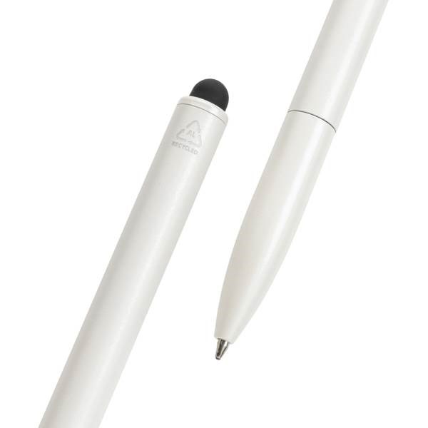 Obrázky: Bílé pero se stylusem z RCS recykl. hliníku, Obrázek 4