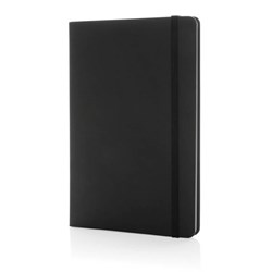 Obrázky: Černý zápisník s kraftovým obalem A5 Craftstone