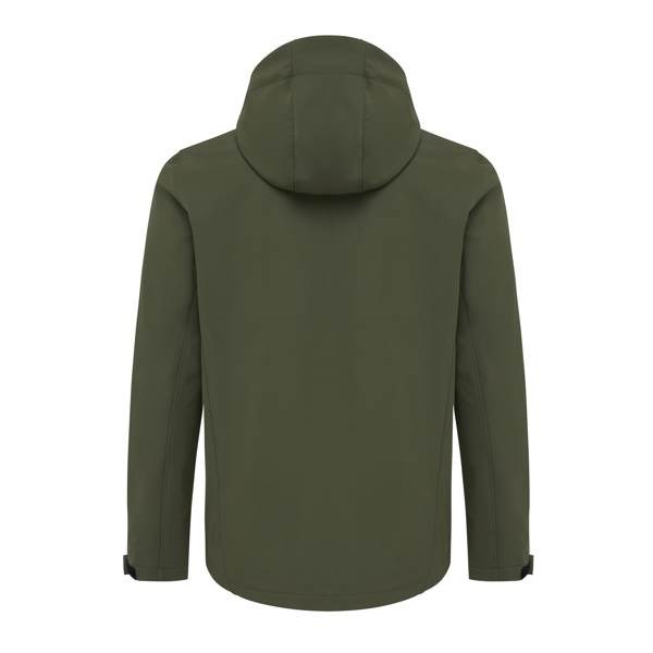 Obrázky: Pán. softshell bunda Makalu z rec. PES, khaki L, Obrázek 2