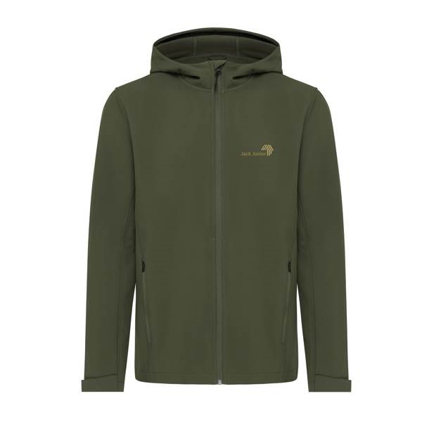 Obrázky: Pán. softshell bunda Makalu z rec. PES, khaki L, Obrázek 9