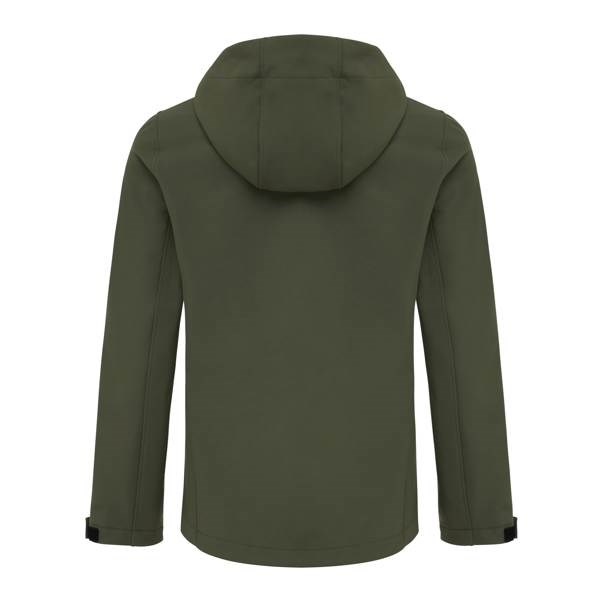 Obrázky: Dám. softshell bunda Makalu z rec. PES, khaki L, Obrázek 2