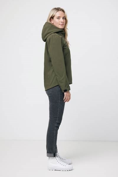 Obrázky: Dám. softshell bunda Makalu z rec. PES, khaki L, Obrázek 7