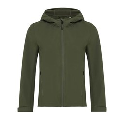 Obrázky: Dám. softshell bunda Makalu z rec. PES, khaki XXS