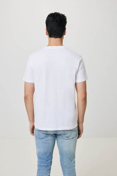 Obrázky: Unisex tričko Bryce, rec.bavlna, bílé 5XL, Obrázek 6