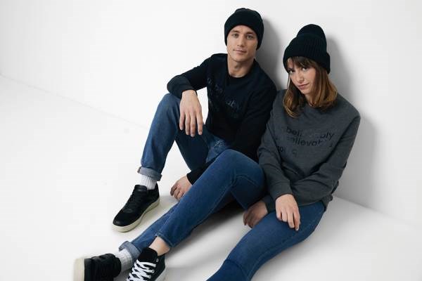 Obrázky: Unisex mikina Zion 340 z rec. bavlny, černá 5XL, Obrázek 7