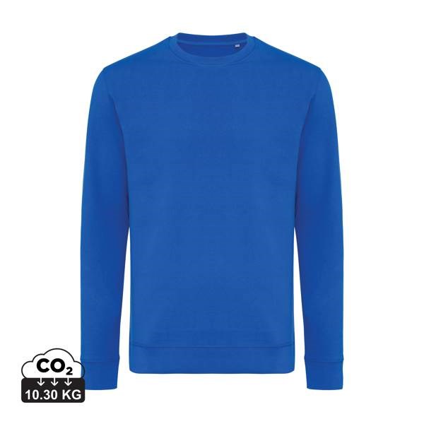 Obrázky: Unisex mikina Zion 340 z rec. bavlny, kr. modrá XL, Obrázek 4
