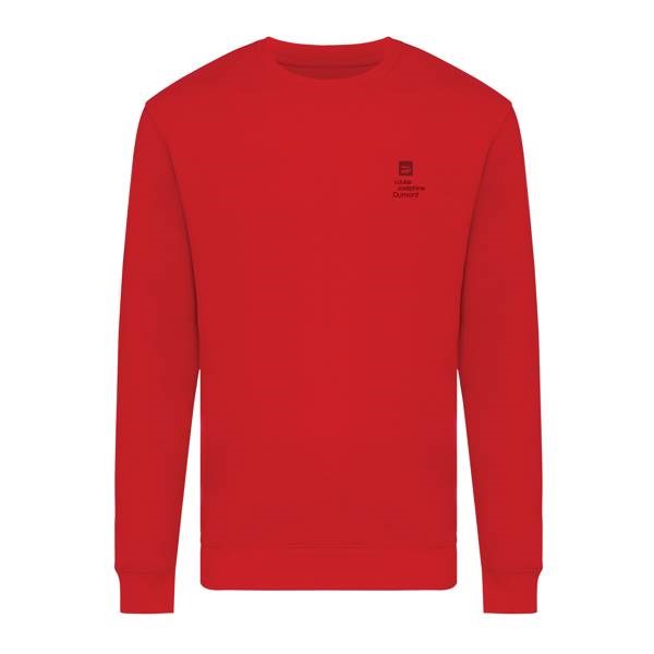 Obrázky: Unisex mikina Zion 340 z rec. bavlny, červená XXXL, Obrázek 3