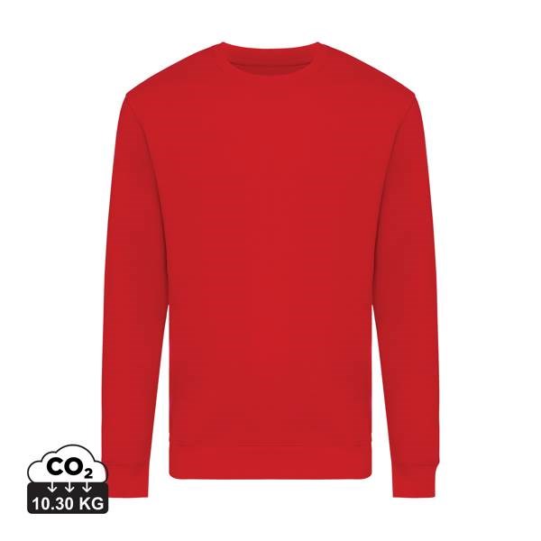 Obrázky: Unisex mikina Zion 340 z rec. bavlny, červená XXXL, Obrázek 4