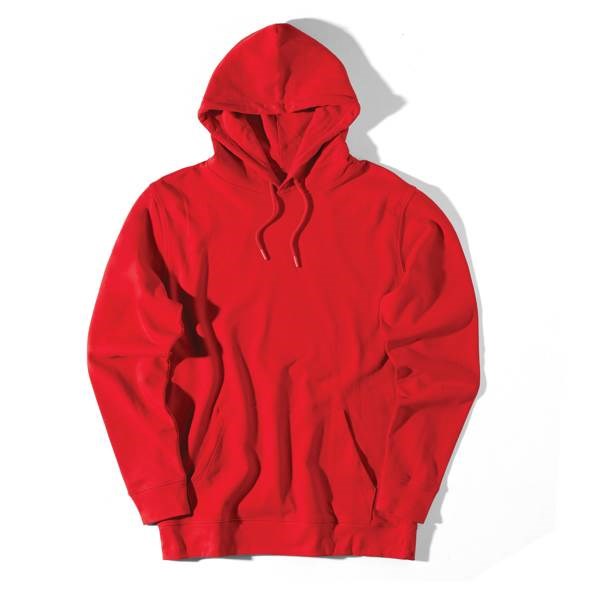 Obrázky: Mikina Jasper s kapucí, rec.bavlna, červená L, Obrázek 3