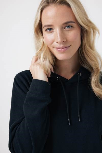 Obrázky: Microfleece mikina Trivor z recykl. PES černá XS, Obrázek 2
