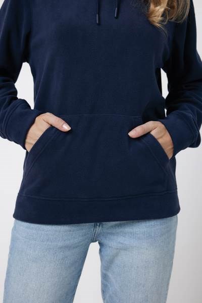 Obrázky: Microfleece mikina Trivor z rec. PES nám.modrá XS, Obrázek 2