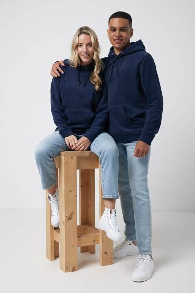 Obrázky: Microfleece mikina Trivor z rec. PES nám.modrá XXL, Obrázek 7