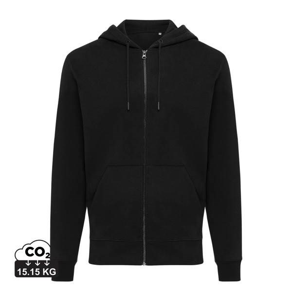 Obrázky: Mikina na zip s kapucí Abisko 340, černá 5XL, Obrázek 5