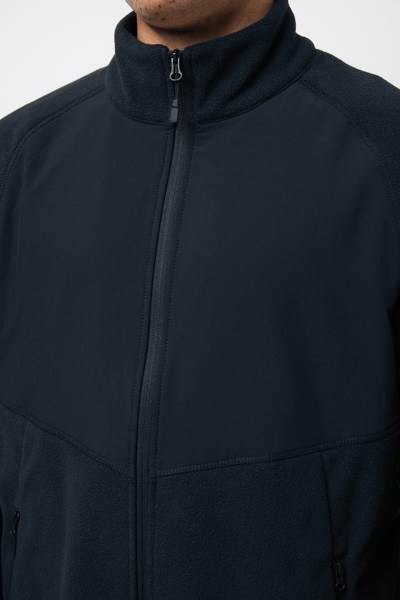 Obrázky: Microfleece bunda na zip Talung z rec.PES, černá M, Obrázek 3