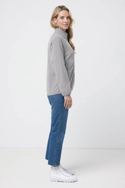 Obrázky: Microfleece bunda Talung z rec.PES, světle šedá 3XL, Obrázek 2