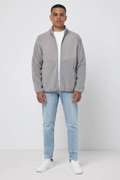 Obrázky: Microfleece bunda Talung z rec.PES, světle šedá 3XL, Obrázek 13