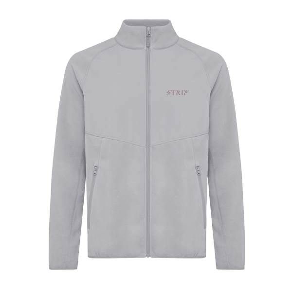 Obrázky: Microfleece bunda Talung z rec.PES, světle šedá 3XL, Obrázek 17