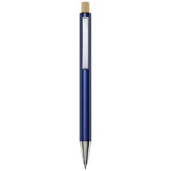 Obrázky: Modré kuličkové pero, recykl. hliník, modrá náplň