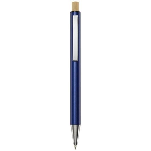 Obrázky: Modré kuličkové pero, recykl. hliník, modrá náplň
