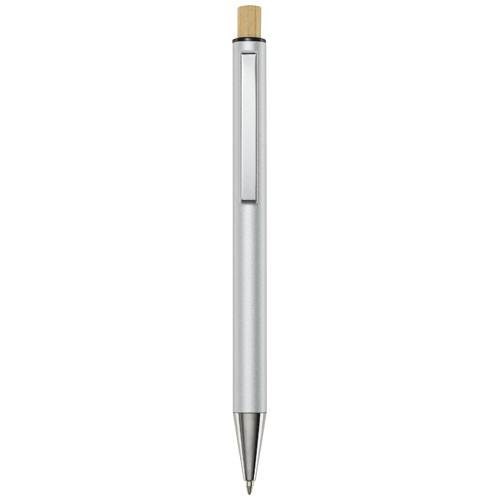 Obrázky: Stříbrné kuličkové pero,recykl. hliník,modrá náplň