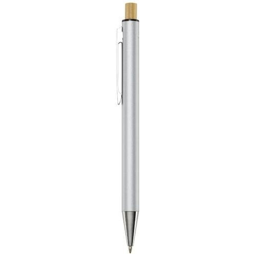 Obrázky: Stříbrné kuličkové pero,recykl. hliník,modrá náplň, Obrázek 5