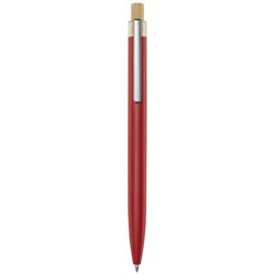 Obrázky: Kuličkové pero z recykl. hliníku, červená, MN