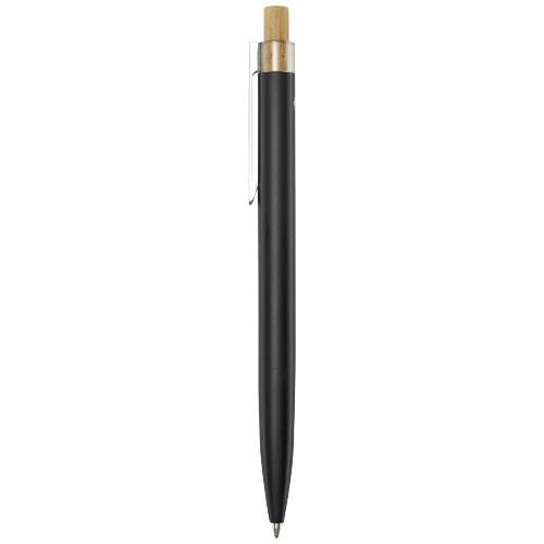 Obrázky: Kuličkové pero z recykl. hliníku, černá, MN, Obrázek 5
