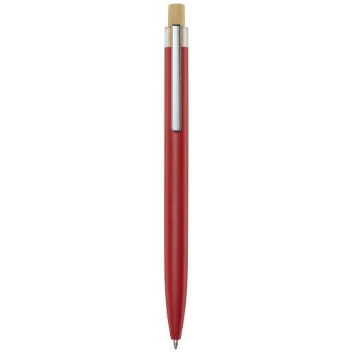 Obrázky: Kuličkové pero z recykl. hliníku, červená, ČN