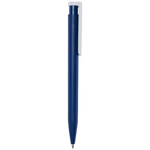 Obrázky: Tm. modré kuličkové pero, bílý klip, rec. plast, MN, Obrázek 5