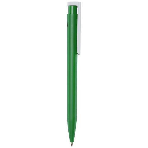Obrázky: Zelené kuličkové pero, bílý klip, rec. plast, MN, Obrázek 5