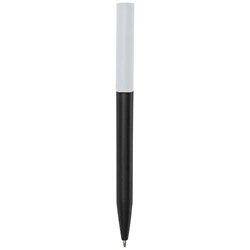 Obrázky: Černé kuličkové pero, bílý klip, rec. plast, MN