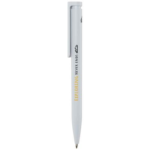Obrázky: Bílé kuličkové pero, bílý klip, rec. plast, ČN, Obrázek 4