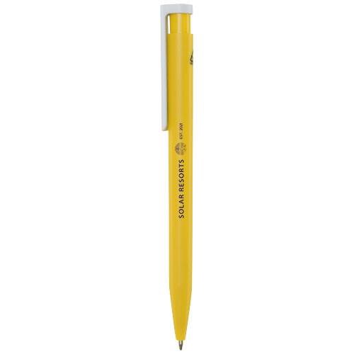 Obrázky: Žluté kuličkové pero, bílý klip, rec. plast, ČN, Obrázek 4
