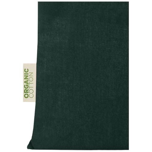 Obrázky: Zelená 100g nákupní taška z bavlny, certif. GOTS, Obrázek 2