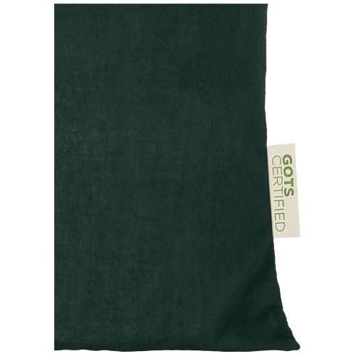 Obrázky: Zelená 100g nákupní taška z bavlny, certif. GOTS, Obrázek 3