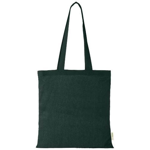 Obrázky: Zelená 100g nákupní taška z bavlny, certif. GOTS, Obrázek 4
