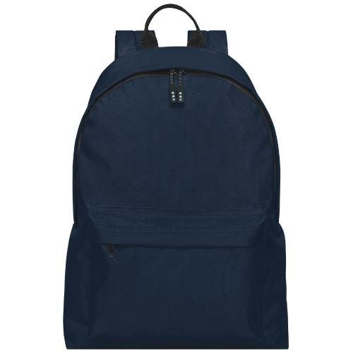 Obrázky: Nám. modrý batoh z GRS RPET, přední kapsa na zip, Obrázek 3