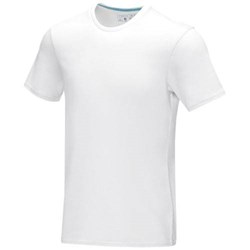 Obrázky: Bílé pánské tričko z organ. materiálu, XL
