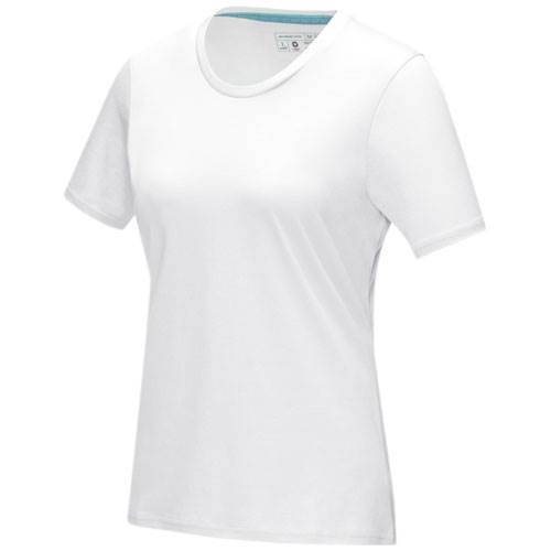 Obrázky: Bílé dámské tričko z organ. materiálu, L