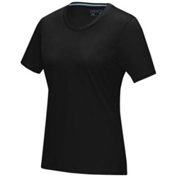Obrázky: Černé dámské tričko z organ. materiálu, XL