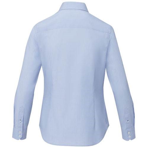 Obrázky: Sv. modrá dámská košile, dl. rukáv-certif. GOTS, XL, Obrázek 2