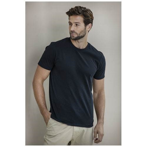 Obrázky: Černé unisex recyklované tričko 160g, L, Obrázek 6