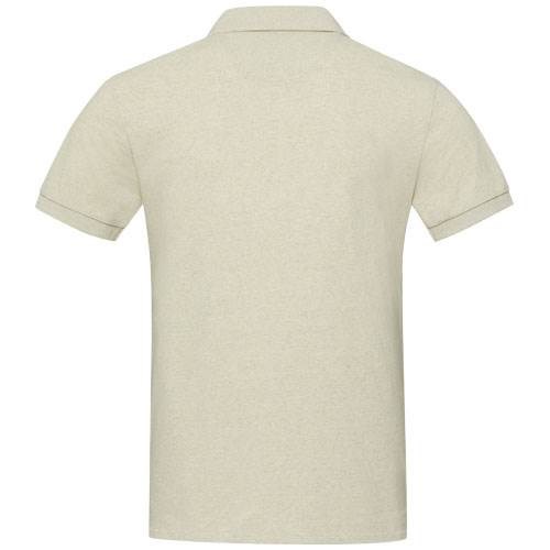 Obrázky: Béžová unisex recyklovaná polokošile 200g, L, Obrázek 2