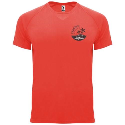 Obrázky: Pán.funkční triko Bahrain 135, fluor. červené XXXL, Obrázek 3