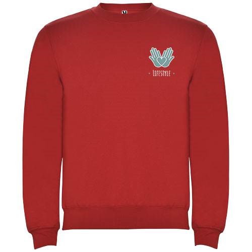 Obrázky: Unisex mikina Clasica 280, červená XS, Obrázek 3