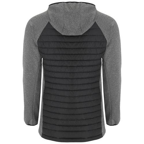 Obrázky: Minsk unisex hybrid. zateplená bunda černá/šedá L, Obrázek 2