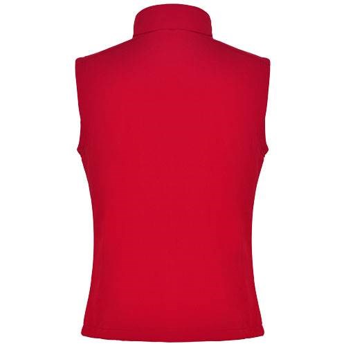 Obrázky: Nevada 300 unisex softshellová vesta, červená L, Obrázek 2