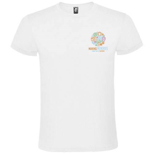 Obrázky: Bílé unisex tričko Atomic 150, 5XL, Obrázek 3