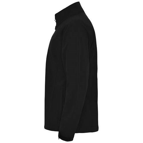 Obrázky: Černá unisex softshellová bunda Rudolph M, Obrázek 5