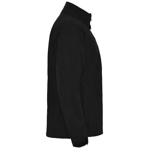 Obrázky: Černá unisex softshellová bunda Rudolph S, Obrázek 6